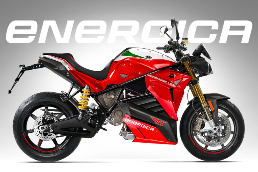Energica Ribelle RS Tricolore Oehlins Carbon Wheels